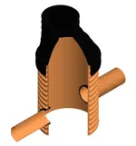 Pozo SANECOR® DN1200 sin base/colectores hasta DN630 (sin pates) H=2